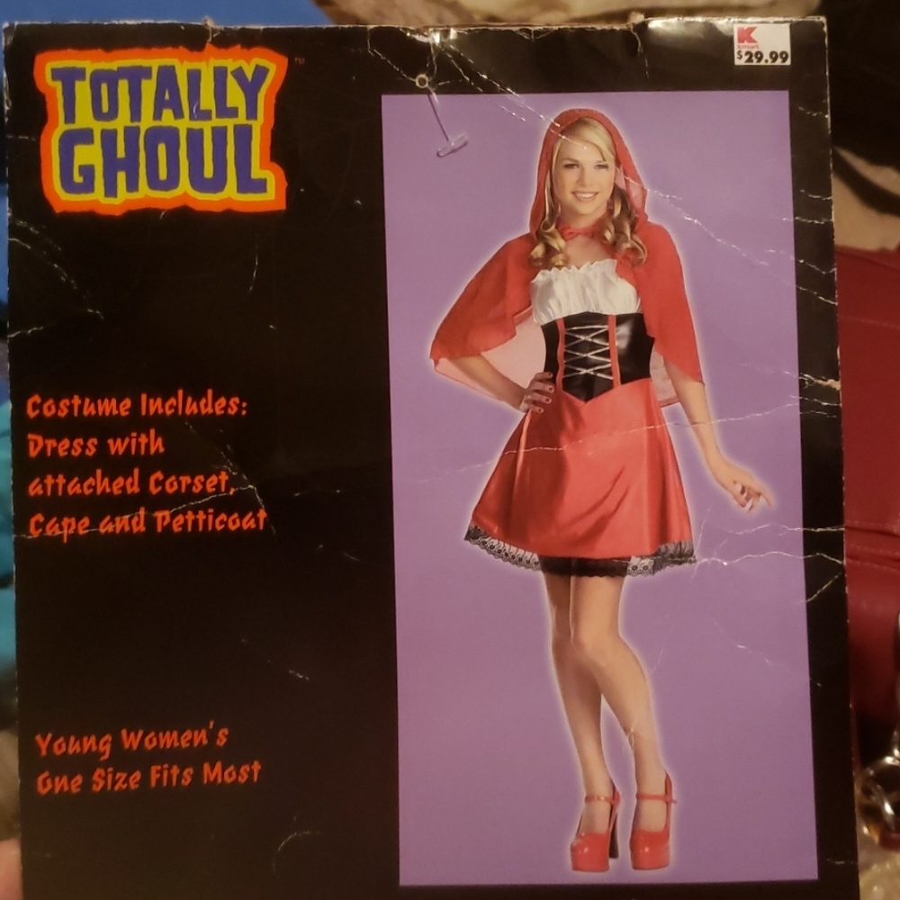 *NWT Totally Ghoul JR. OSFM Little Red Riding Hood Costume